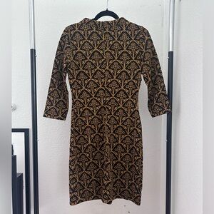 Boden ottoman dress baroque print woman’s